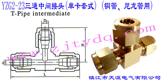 YZG2-23ͨg^(οʽ) (~ܡ)T-pipe Intermediate Connector